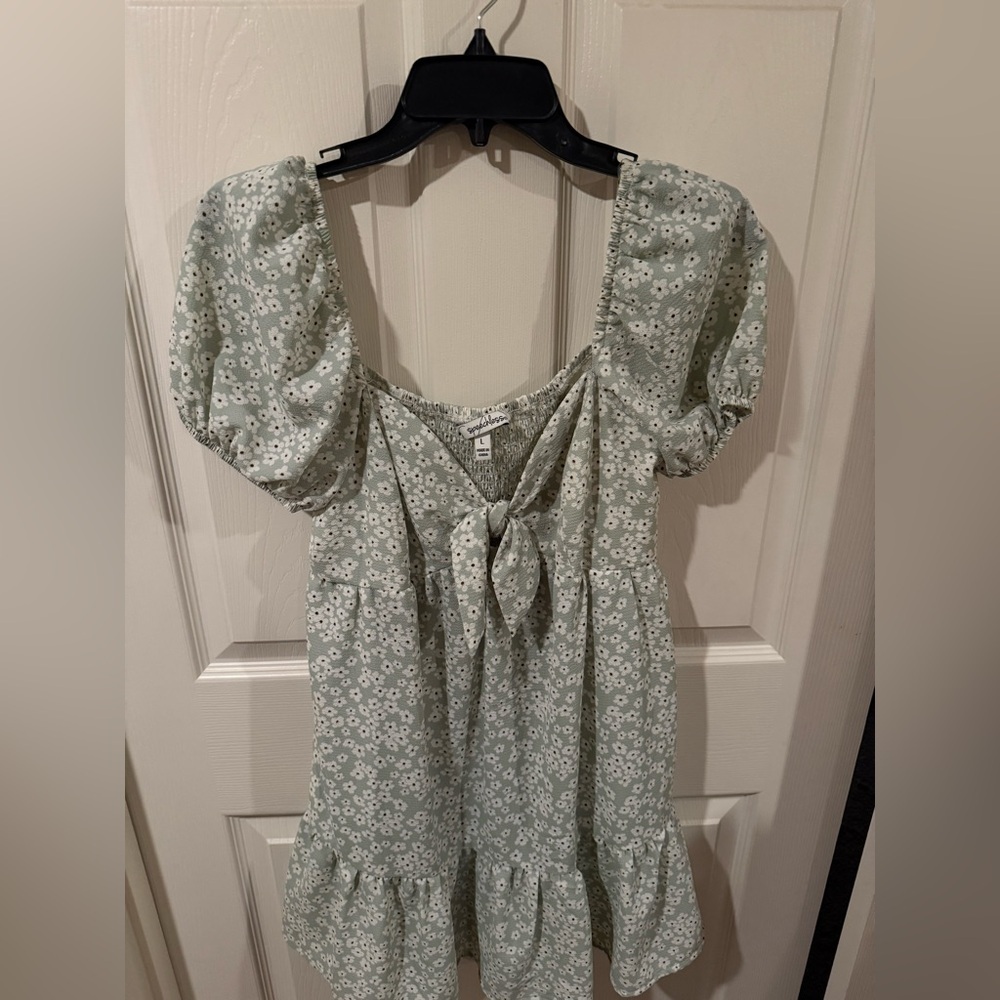 Floral Puff Sleeve Dress